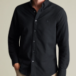 Mens Long Sleeved Cotton Button Up